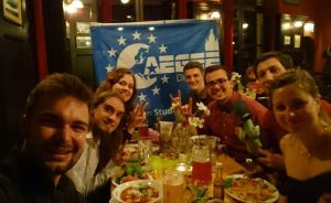 Dinner to celebrate the 2nd anniversary of AEGEE-Dresden e.V.