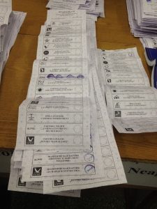 Zu prüfende Stimmzettel