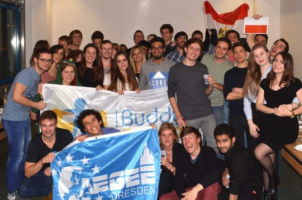 Some Buddys at our first International Night of Buddy Program 2016 in Dresden