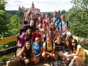 Group picture of Summer University Wrocław and Zielona Góra 2016